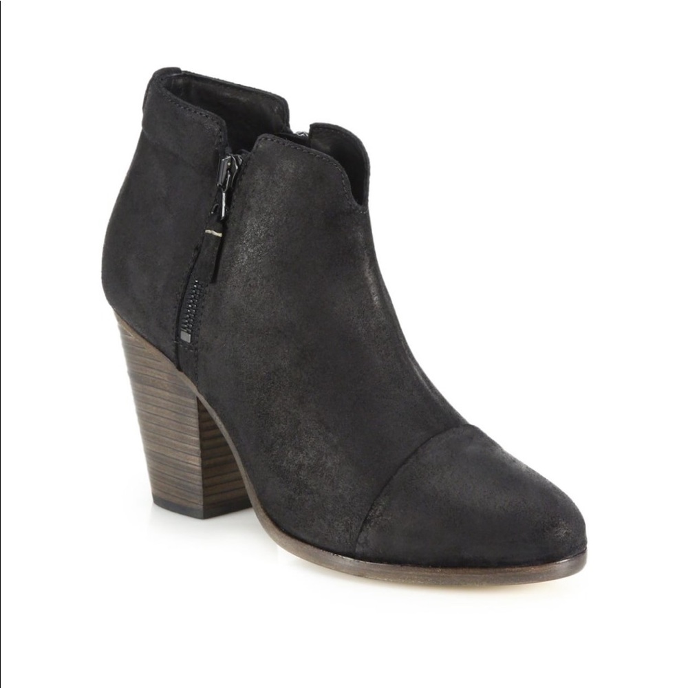 Rag & Bone Margot Waxed Suede Ankle Boots. Size 39